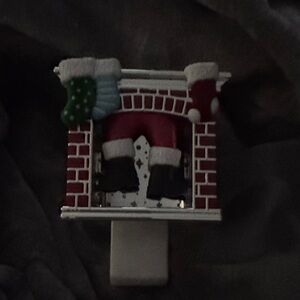 Holiday Fireplace Wallflower Plug-In — Red